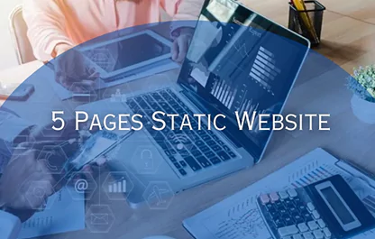 5 pages static website